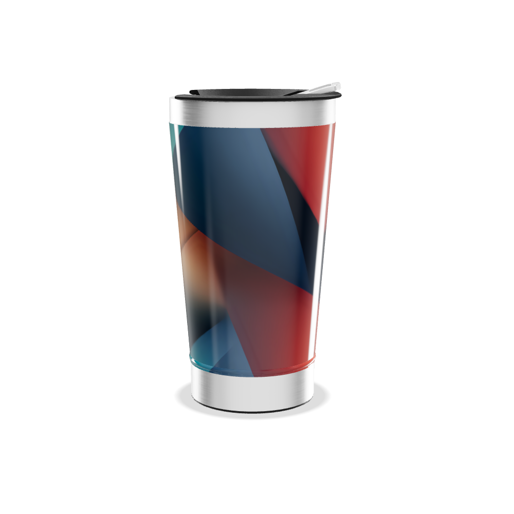 Copo Térmico - Estampa Geométrica Colorida