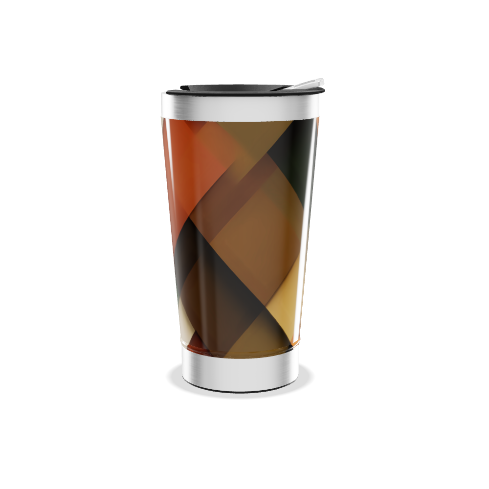 Copo Térmico - Estampa Geométrica Colorida