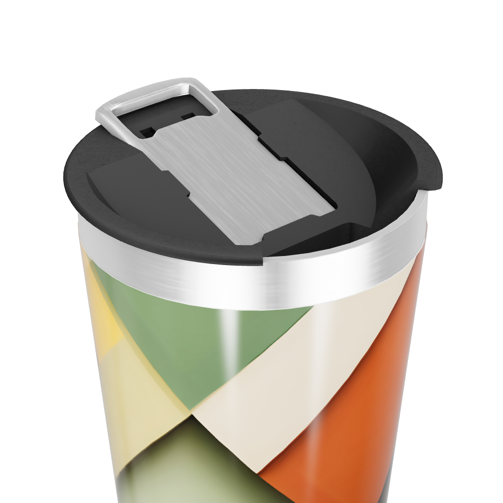 Copo Térmico - Estampa Geométrica Colorida