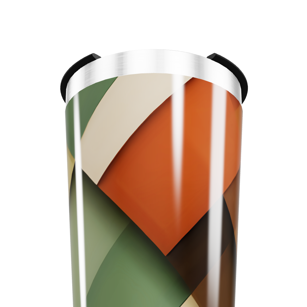 Copo Térmico - Estampa Geométrica Colorida