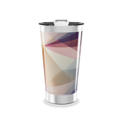 Copo Térmico - Estampa Geométrica Colorida