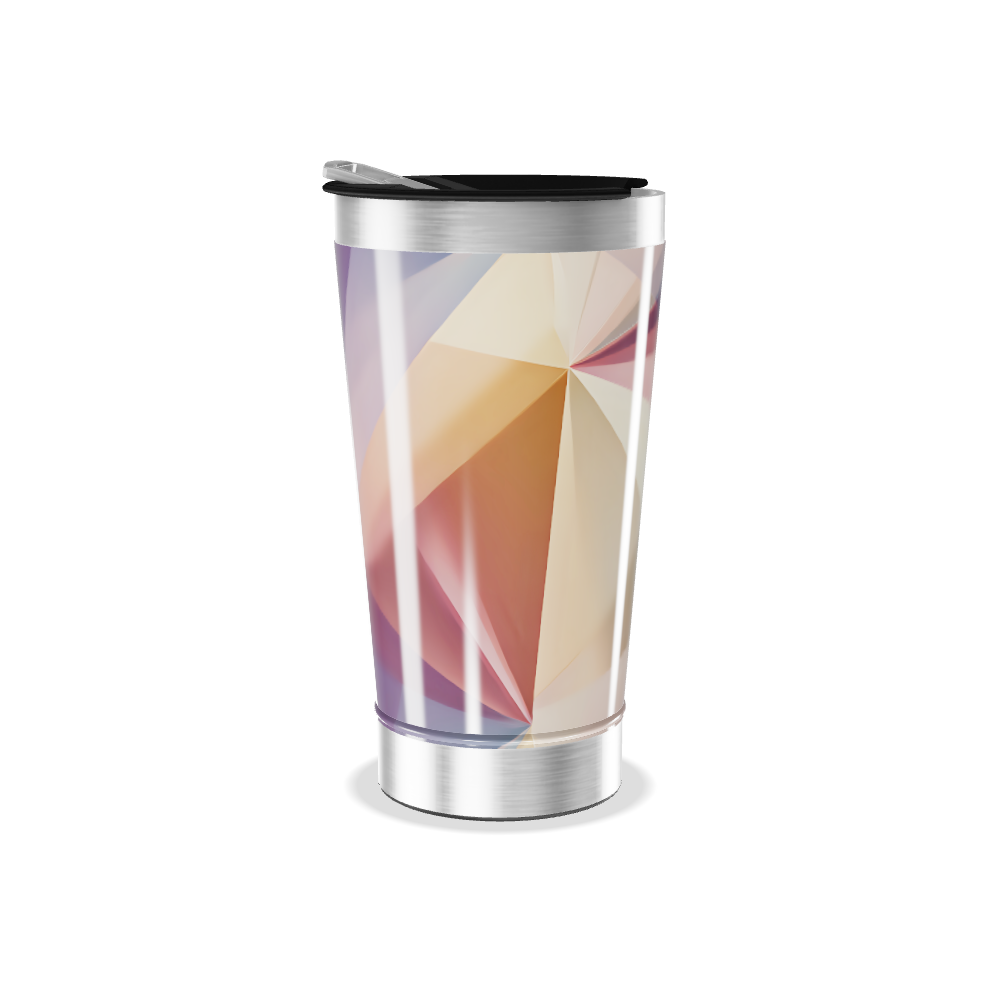 Copo Térmico - Estampa Geométrica Colorida