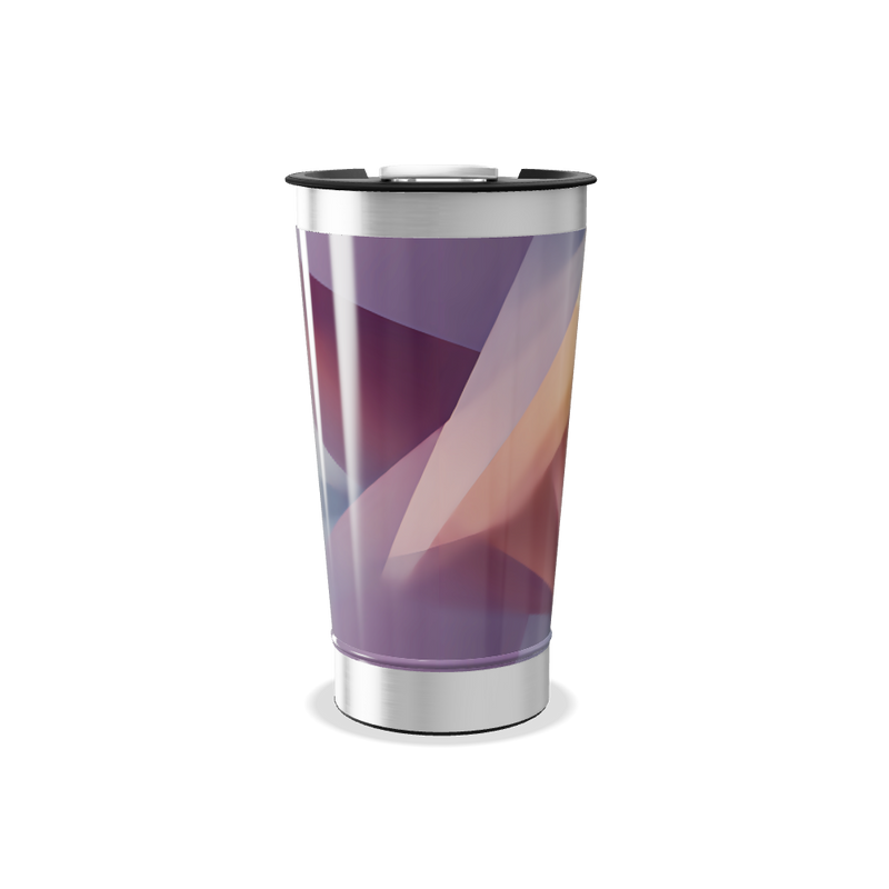 Copo Térmico - Estampa Geométrica Colorida