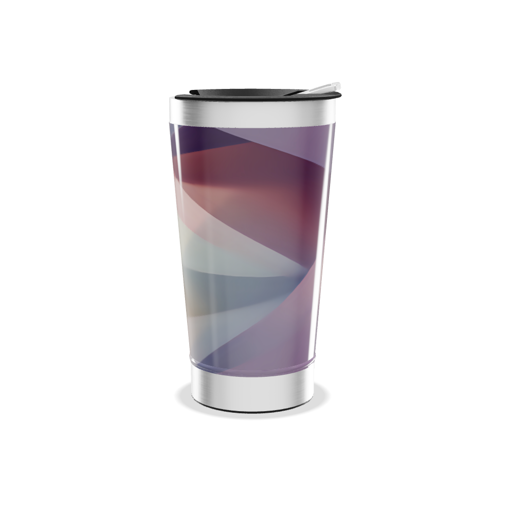 Copo Térmico - Estampa Geométrica Colorida