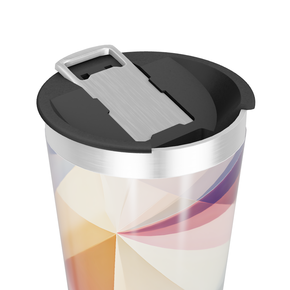 Copo Térmico - Estampa Geométrica Colorida