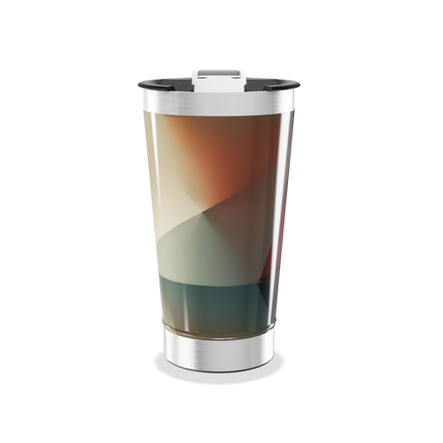 Copo Térmico - Estampa Geométrica Colorida