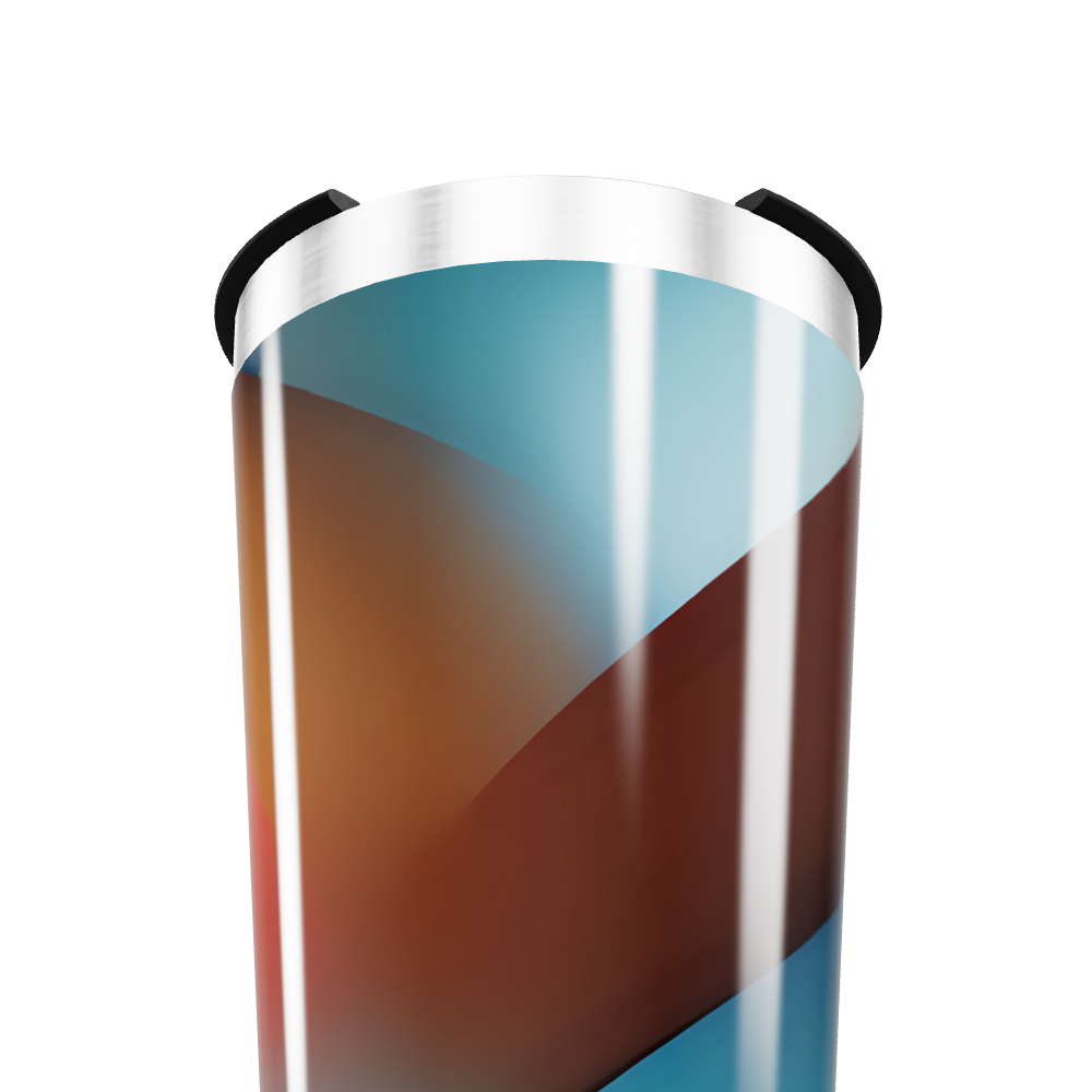 Copo Térmico - Design Geométrico Colorido