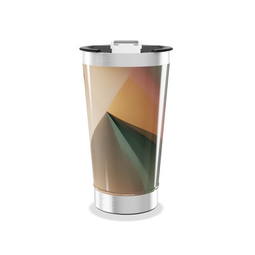 Copo Térmico - Estampa Geométrica Colorida