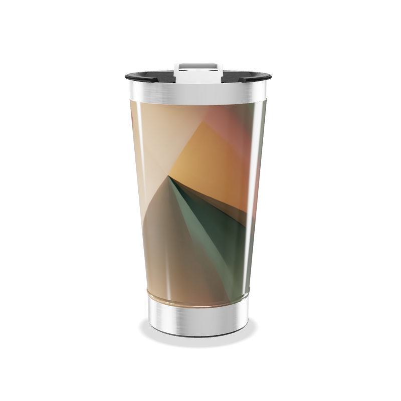 Copo Térmico - Estampa Geométrica Colorida