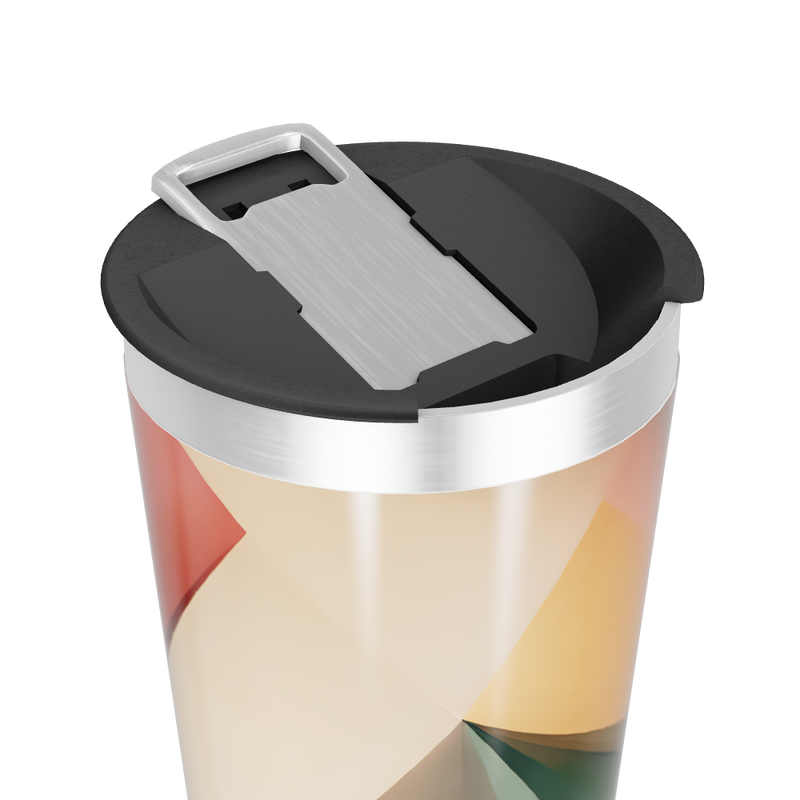 Copo Térmico - Estampa Geométrica Colorida