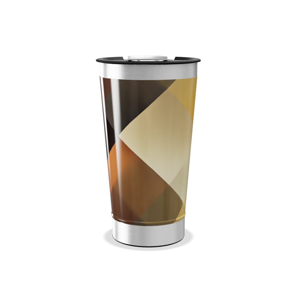 Copo Térmico - Estampa Geométrica Colorida