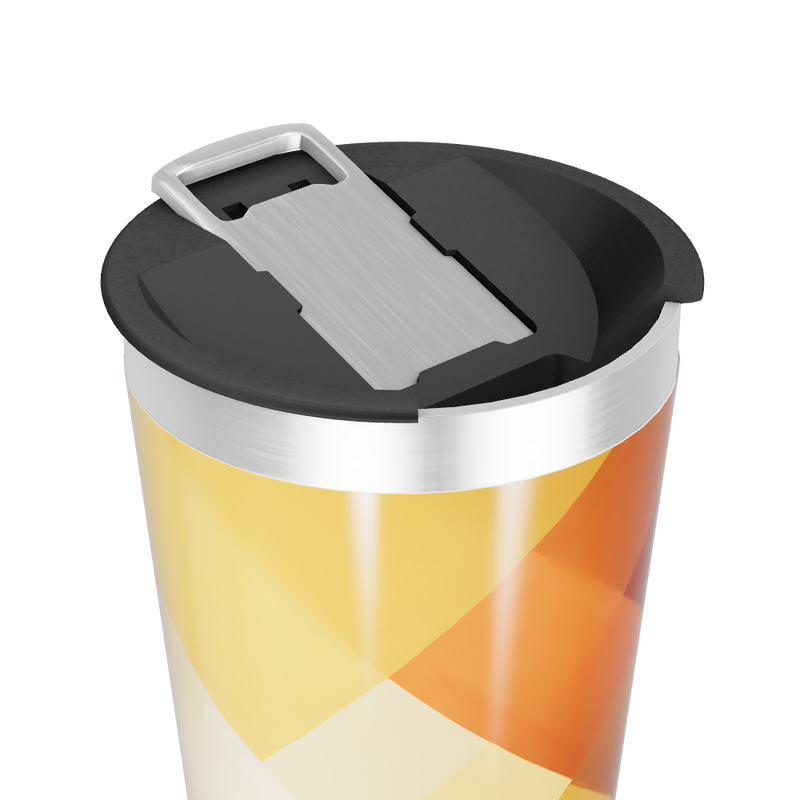 Copo Térmico - Estampa Geométrica Colorida