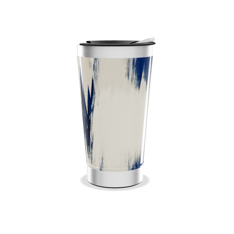 Copo Térmico - Estampa Geométrica Azul