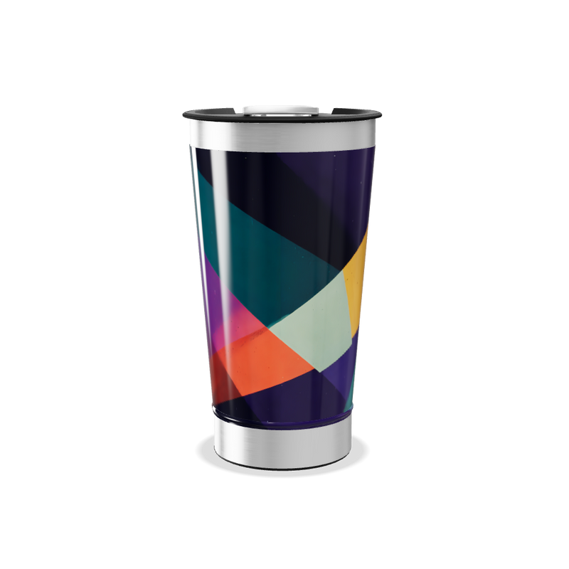 Copo Térmico - Estampa Geométrica Colorida