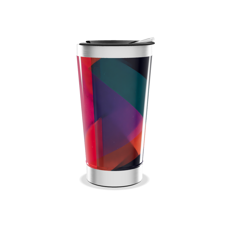 Copo Térmico - Estampa Geométrica Colorida