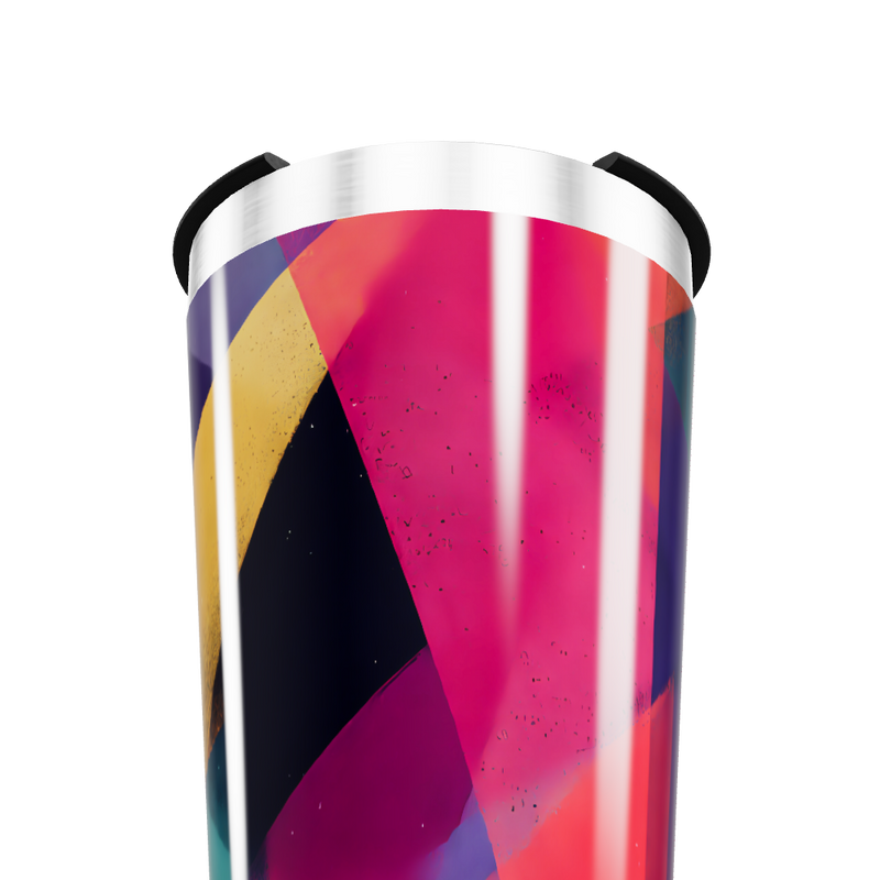 Copo Térmico - Estampa Geométrica Colorida