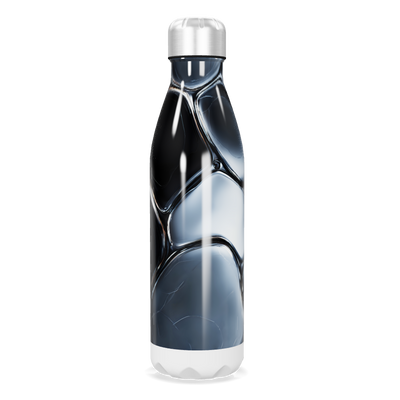 Garrafa Inox - Estampa Preto e Branco