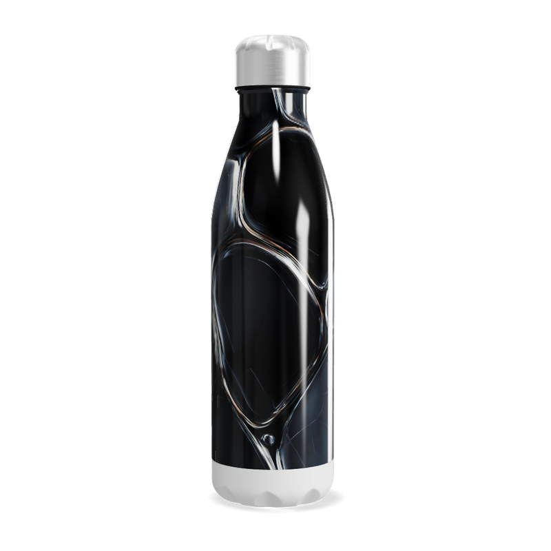 Garrafa Inox - Estampa Preto e Branco