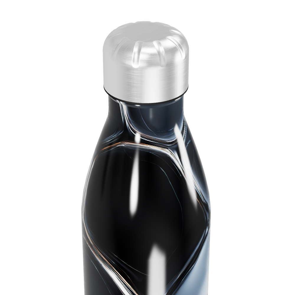 Garrafa Inox - Estampa Preto e Branco