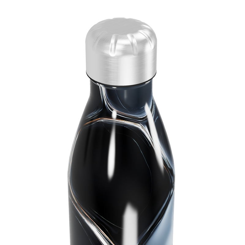 Garrafa Inox - Estampa Preto e Branco