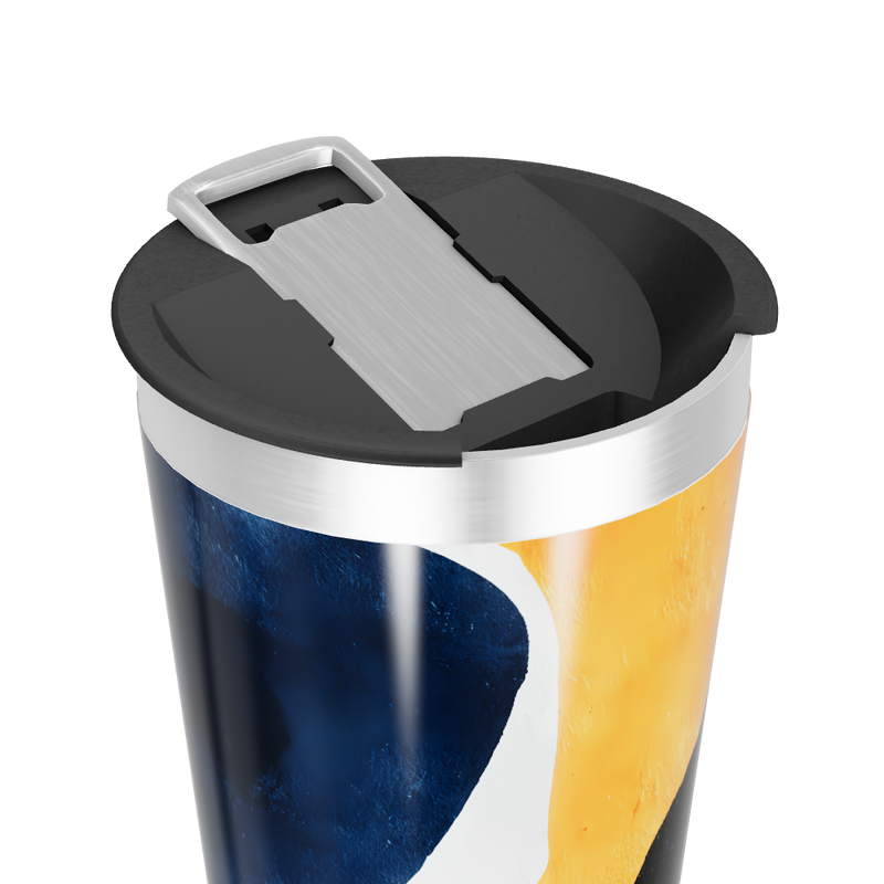 Copo Térmico - Com estampa abstrata colorida