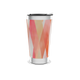 Copo Térmico - Geométrico Laranja Inox