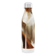 Garrafa Inox - Marrom com Estampa Abstrata