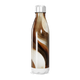 Garrafa Inox - Marrom com Estampa Abstrata