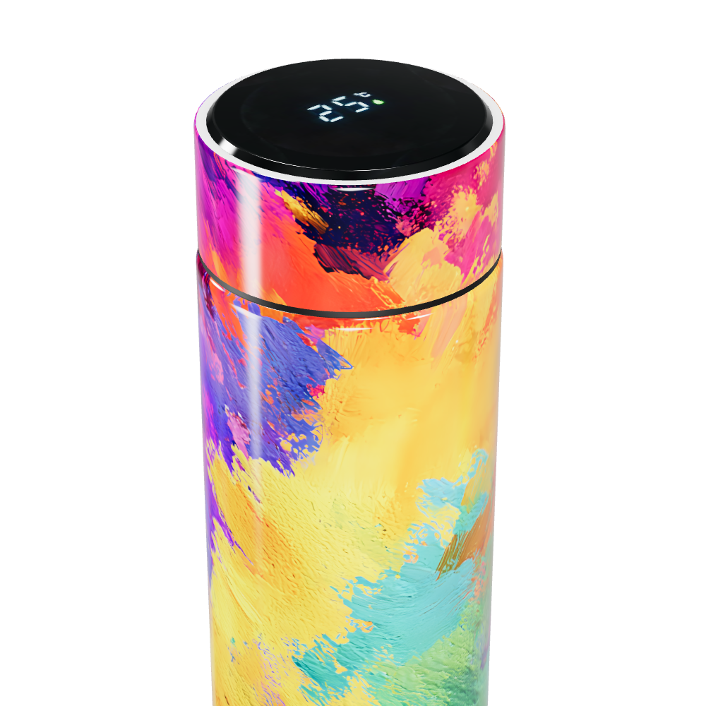 Garrafa Térmica Touch - Colorida com Display Digital