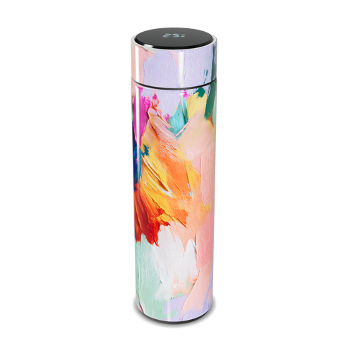 Garrafa Térmica Touch - Estampa Colorida Abstrata