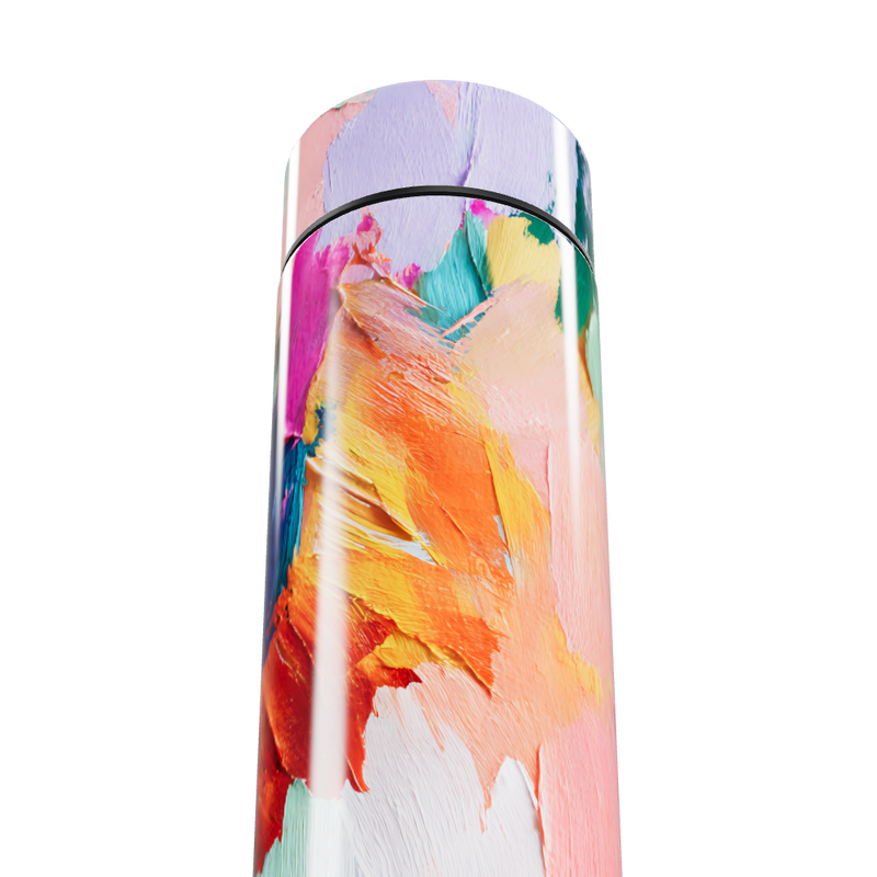 Garrafa Térmica Touch - Estampa Colorida Abstrata