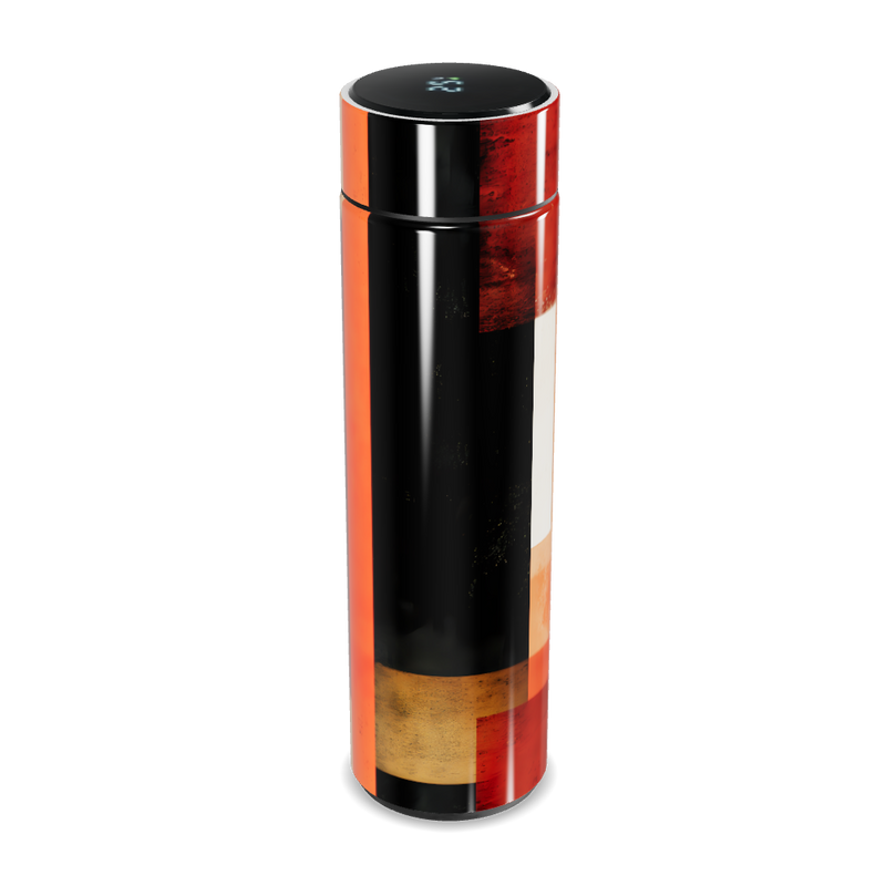 Garrafa Térmica Touch - Estampa Abstrata Colorida