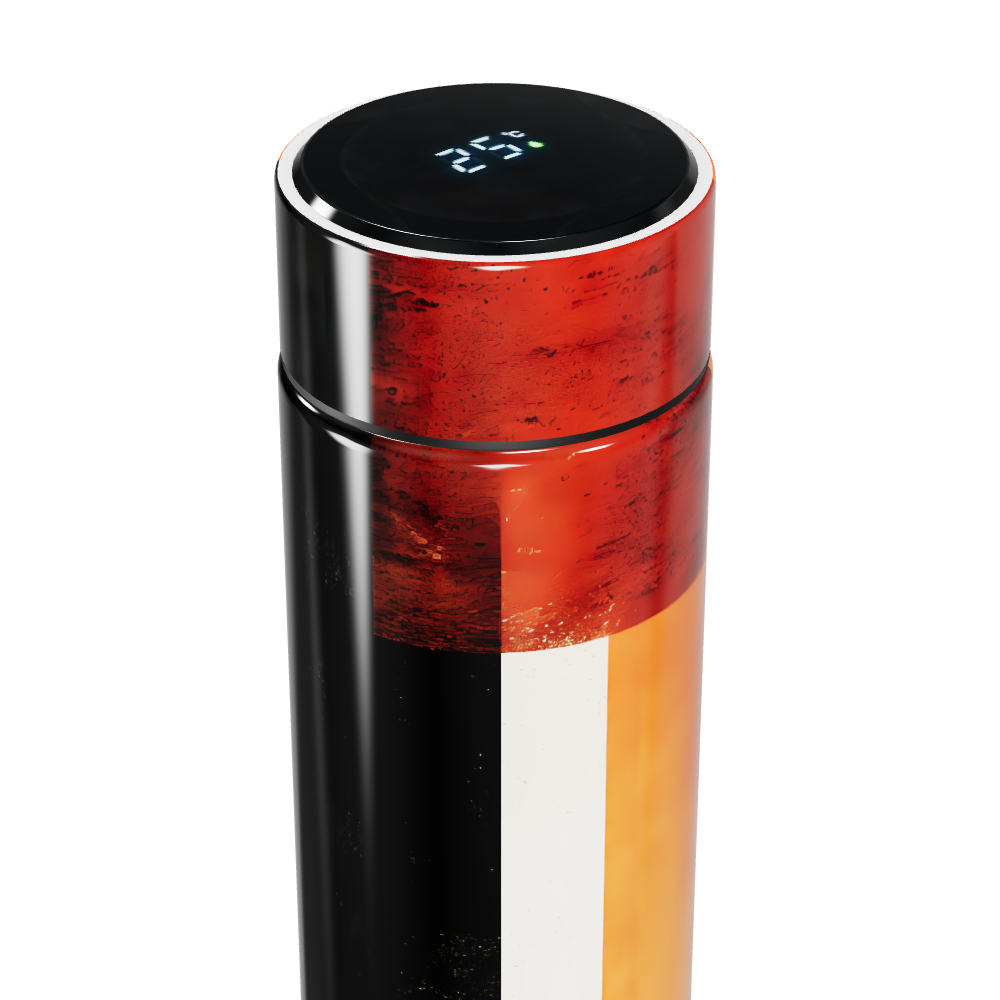 Garrafa Térmica Touch - Estampa Abstrata Colorida