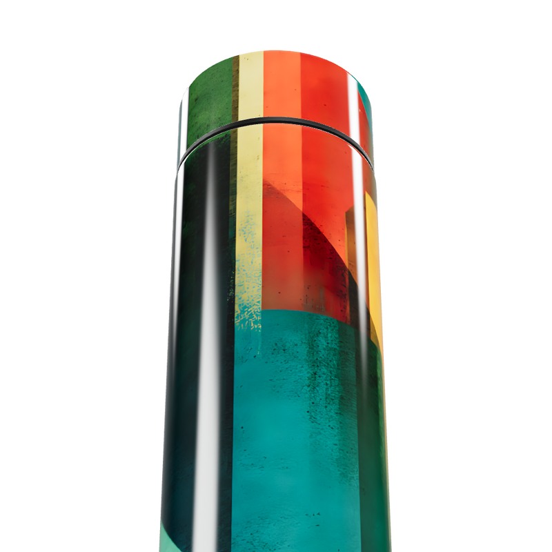 Garrafa Térmica Touch - Estampa Colorida Inox