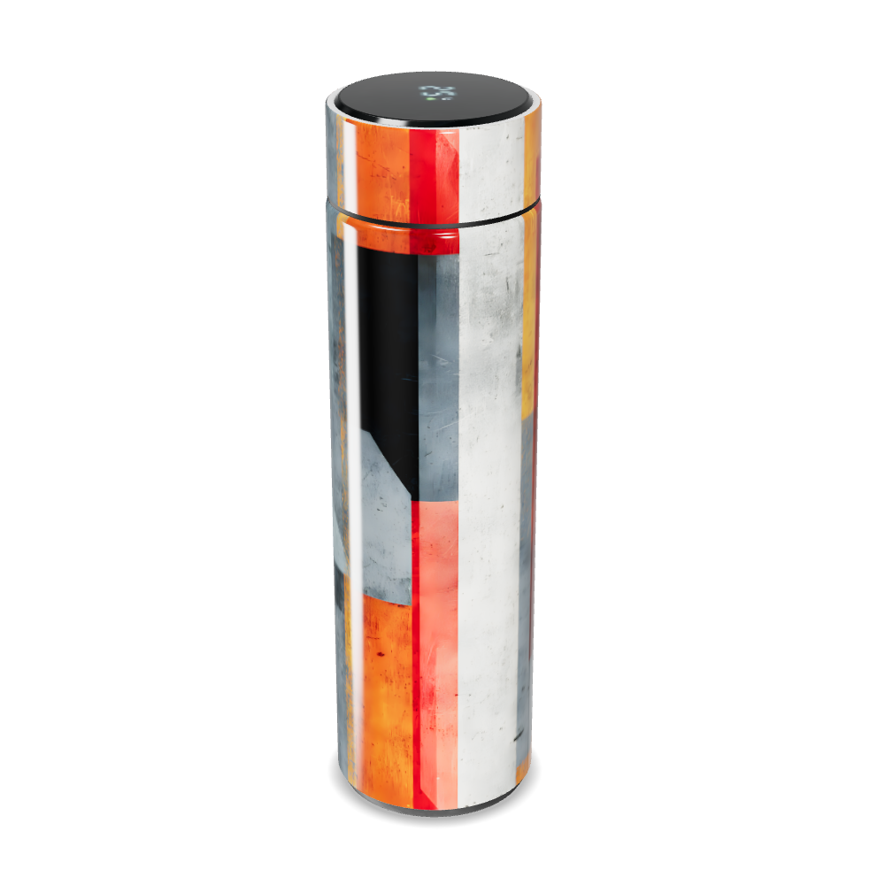 Garrafa Térmica Touch - Estampa Geométrica Colorida