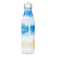 Garrafa Inox - Azul e Branco Estampada