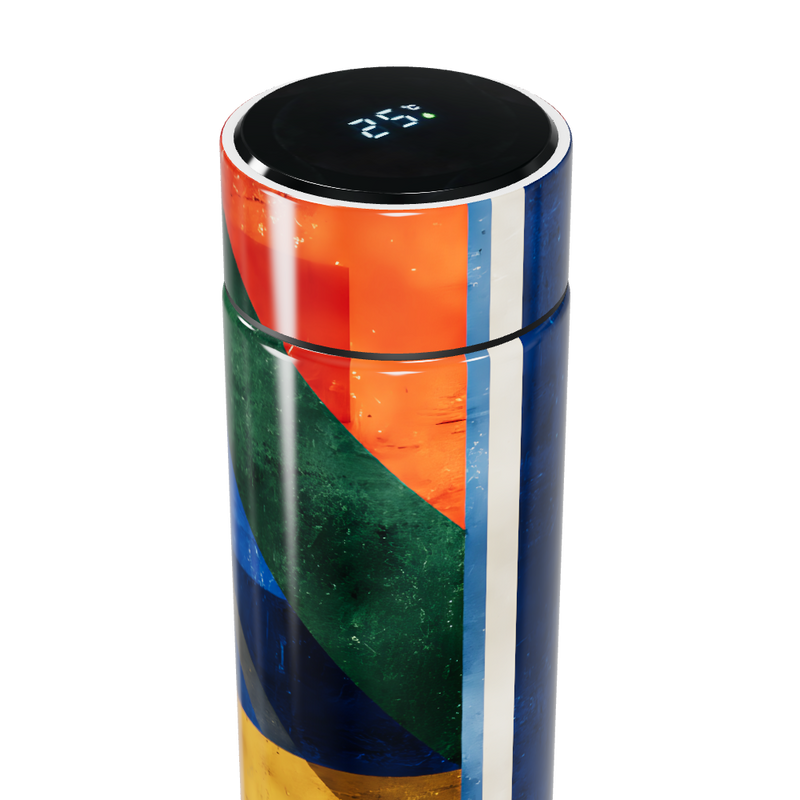 Garrafa Térmica Touch - Multicolorida com Display