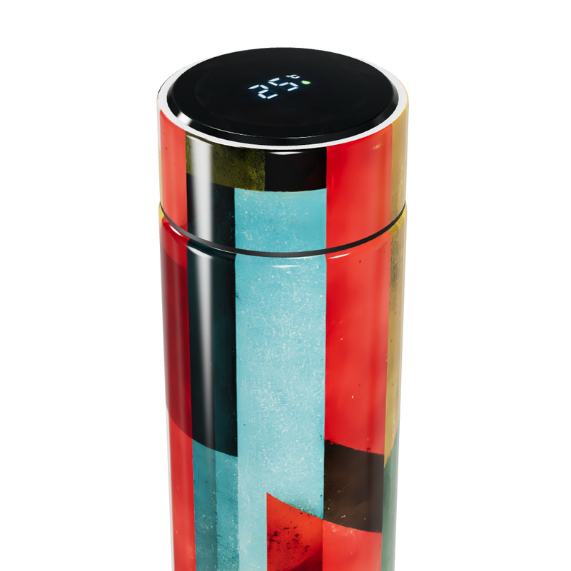 Garrafa Térmica Touch - Colorida Com Display Digital