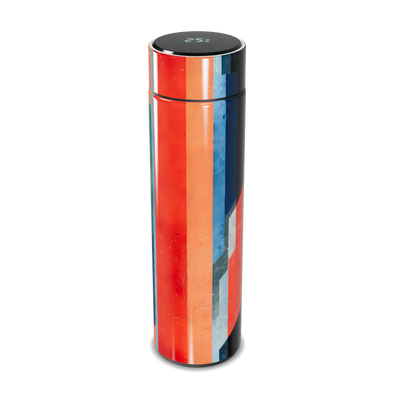 Garrafa Térmica Touch - Listras Coloridas