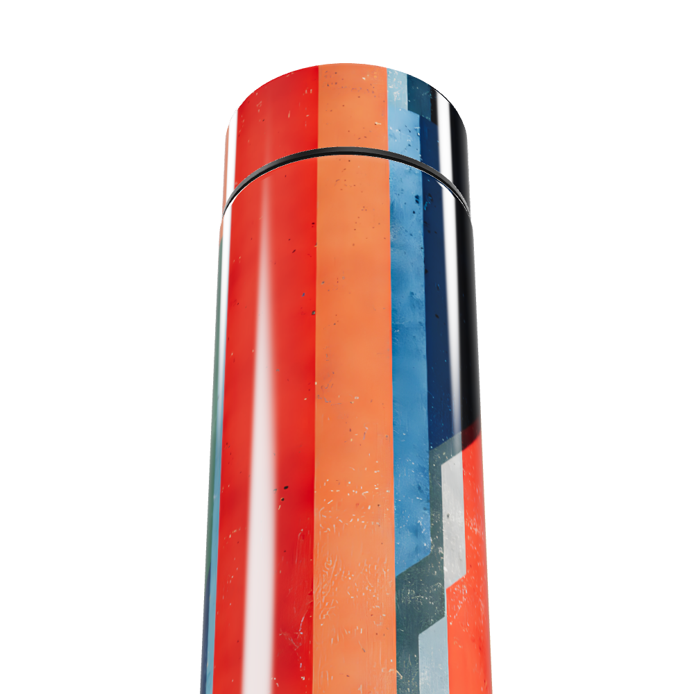 Garrafa Térmica Touch - Listras Coloridas