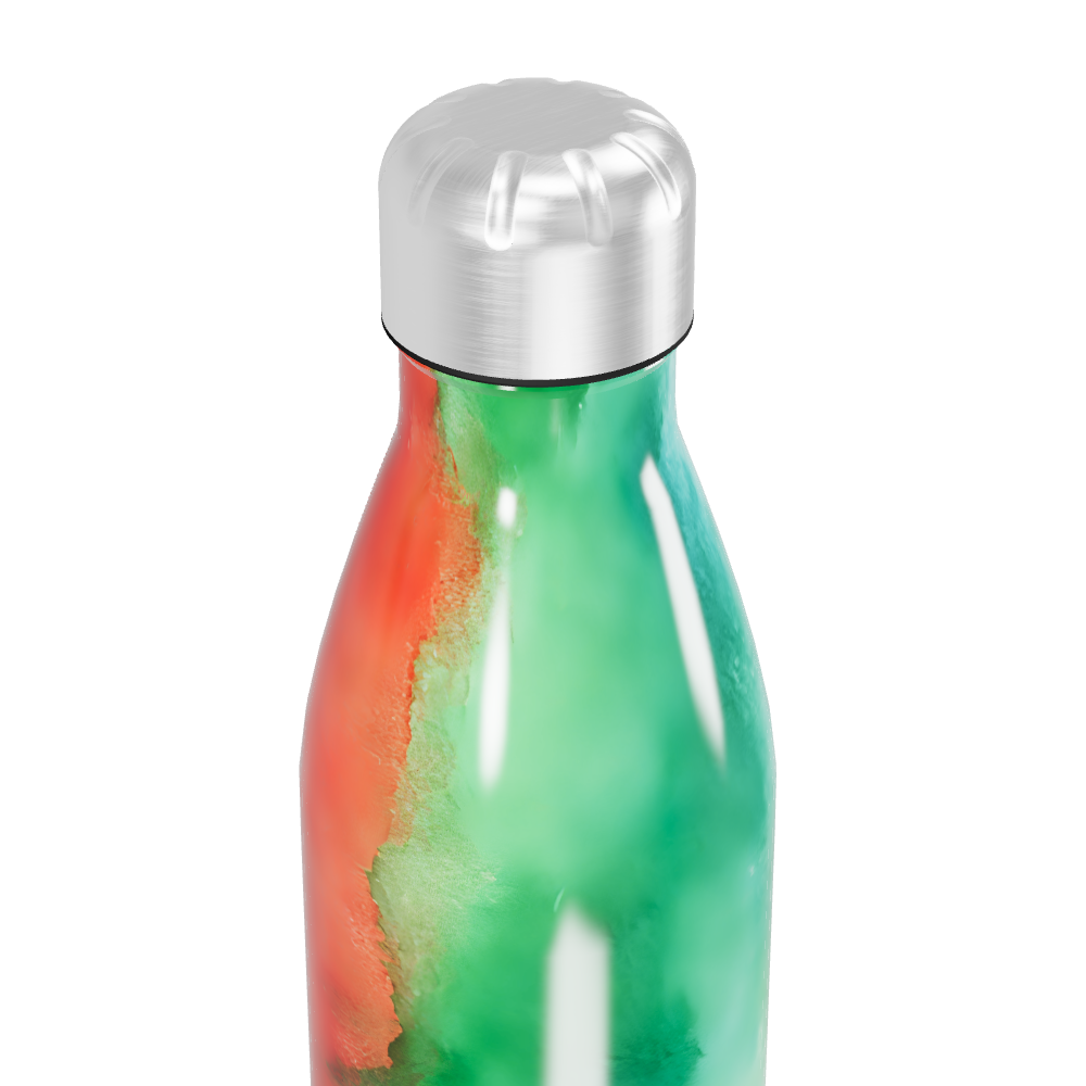 Garrafa Inox - Verde Marmorizado