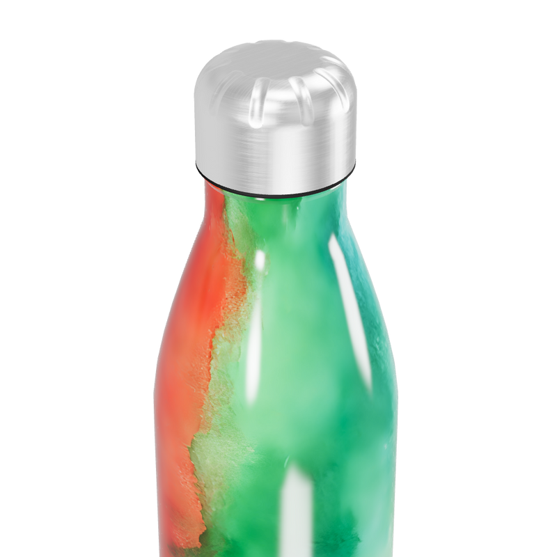 Garrafa Inox - Verde Marmorizado