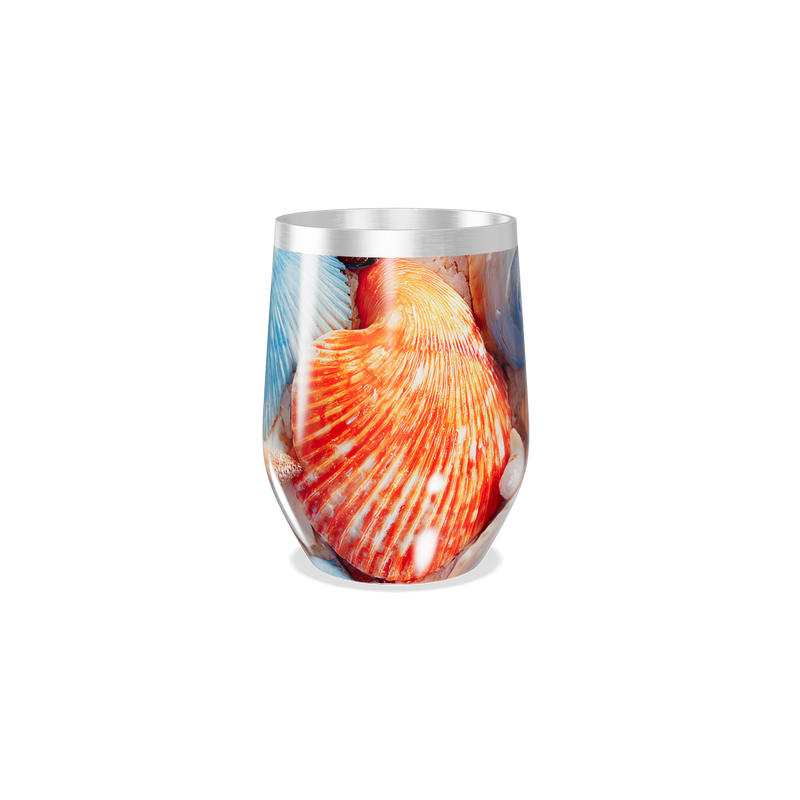 Copo Térmico Slim - Estampa Conchas Coloridas
