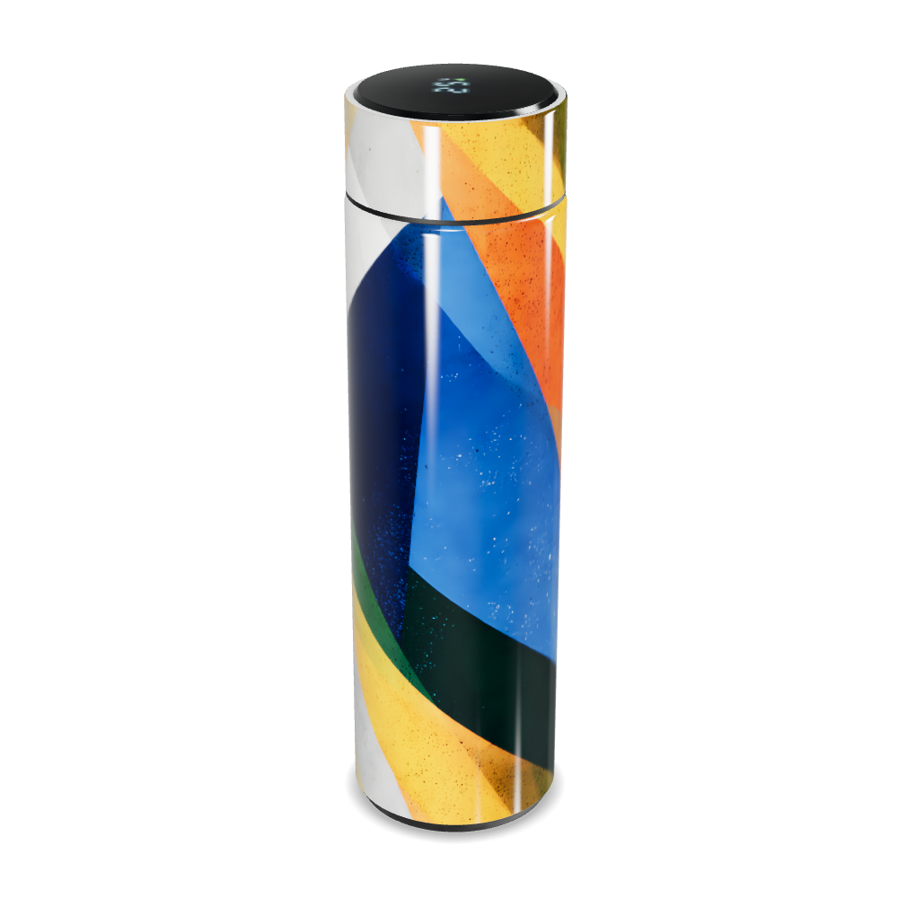 Garrafa Térmica Touch - Colorida com Tela LED