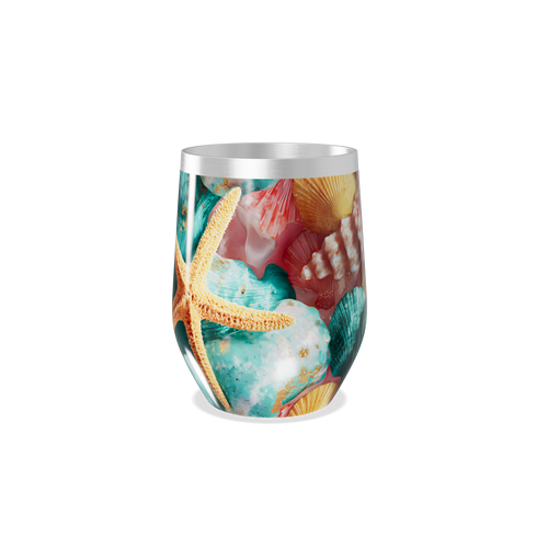 Copo Térmico Slim - Estampa Praia Colorida