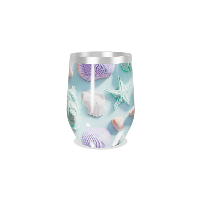 Copo Térmico Slim - Estampa Marinha Azul