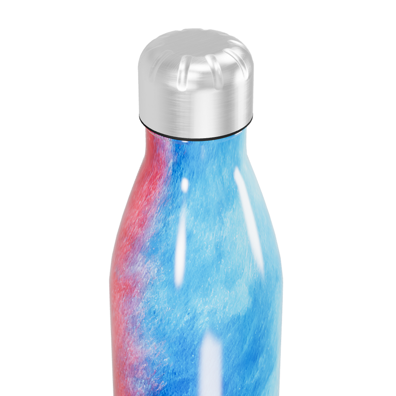 Garrafa Inox - Azul Marmorizada