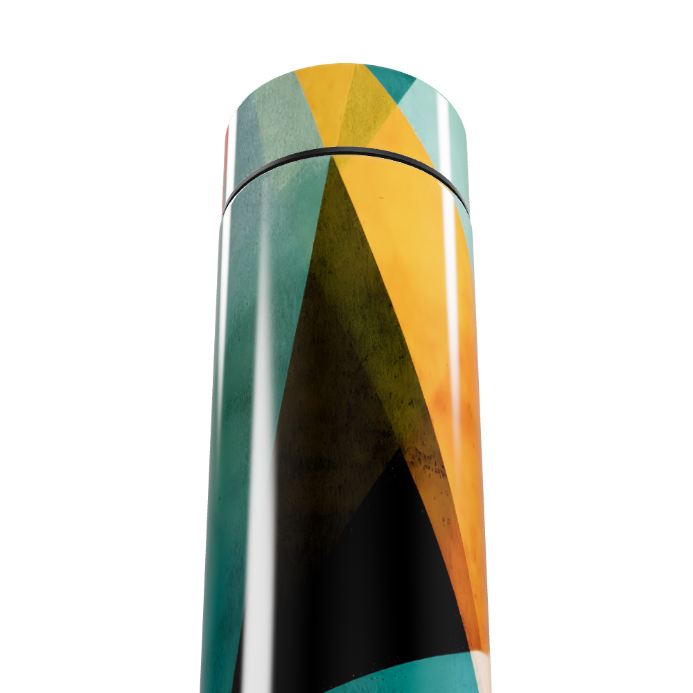 Garrafa Térmica Touch - Design Geométrico Colorido