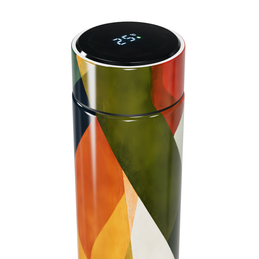 Garrafa Térmica Touch - Colorida com Display Digital