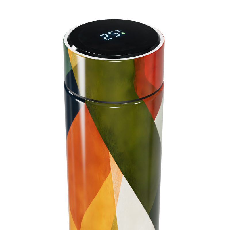 Garrafa Térmica Touch - Colorida com Display Digital